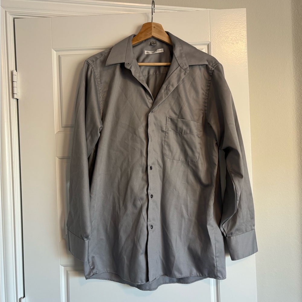 Geoffrey Beene Men's Gray Shirt Jacket